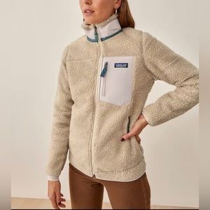 Patagonia Classic Retro-X Fleece Jacket Deep Pile Women's XL Dark Natural #23074